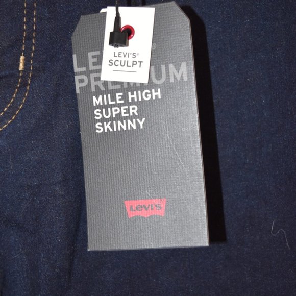 Levi's Mile High Super Skinny Jeans - Picture 4 of 6
